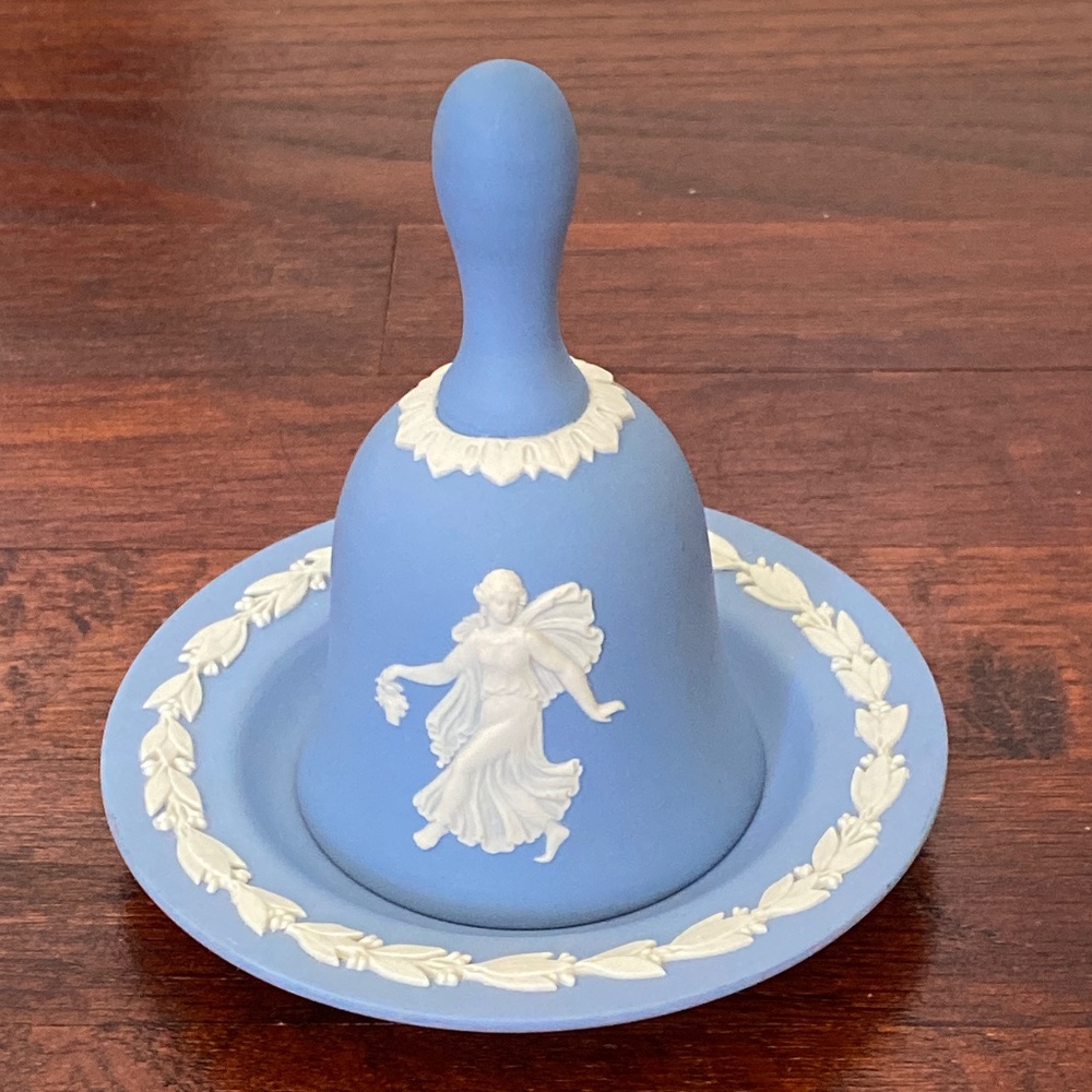 Wedgewood Jasper Bell and Mini Plate